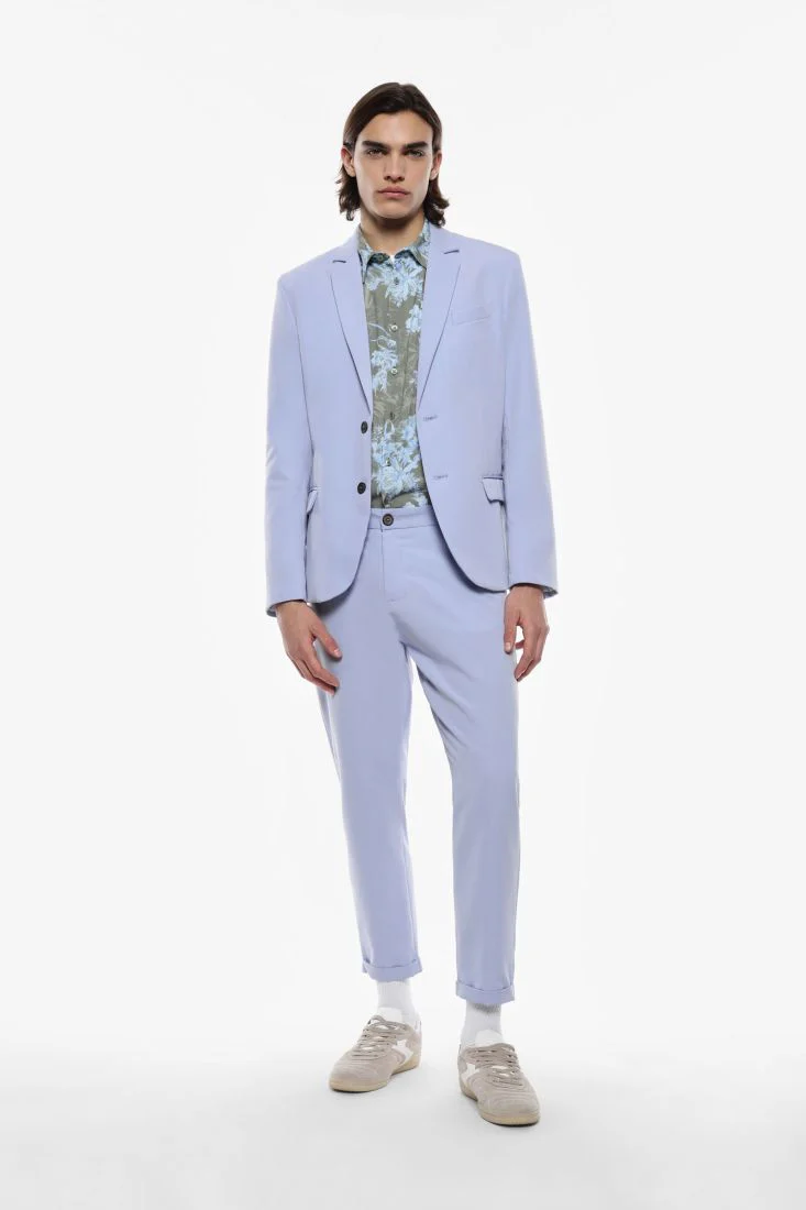 PANTALONI CHINO TINTA UNITA - IMPERIAL