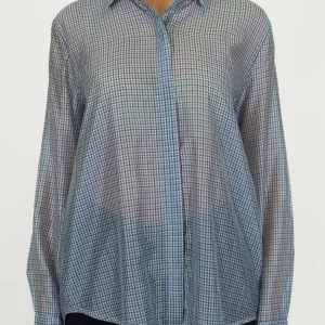 Haveone - Camicia fantasia quadretti in lyocell