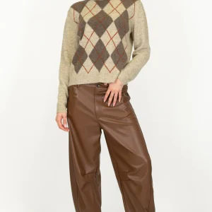 Haveone - Pantalone Balloon in ecopelle