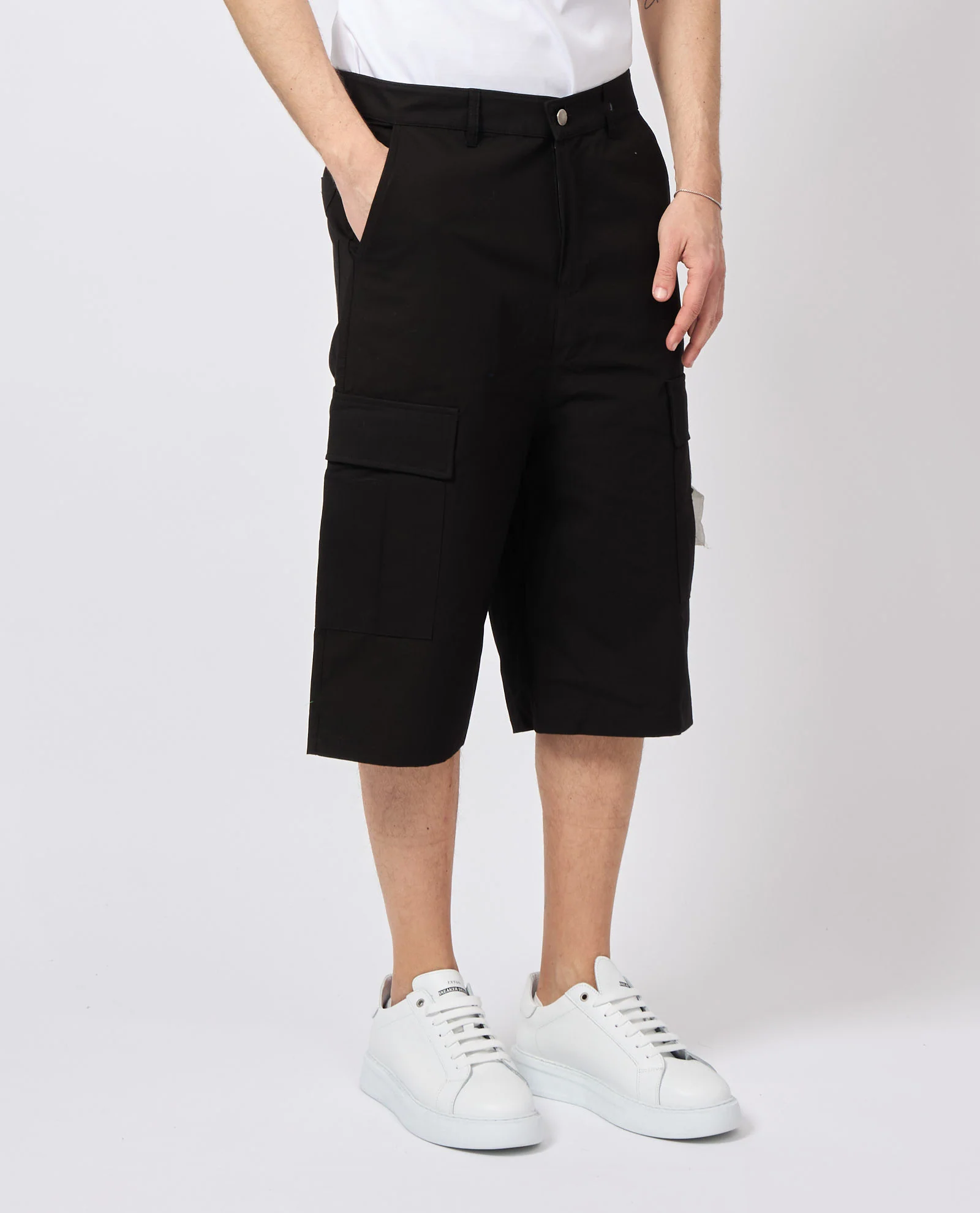 BERMUDA PINOCCHIETTO IN GABARDINE - DISCLAIMER - immagine 4