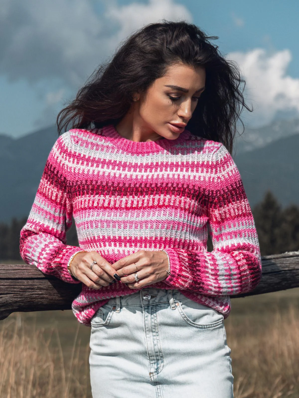Maglia in caldo cotone jacquard - immagine 2