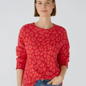 Maglione maculato jacquard