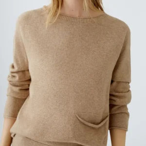 Maglia cammello oversize