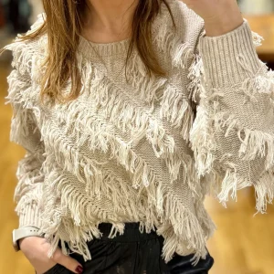 Maglia con frange