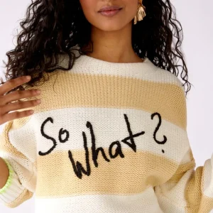 Maglia in caldo cotone con scritta