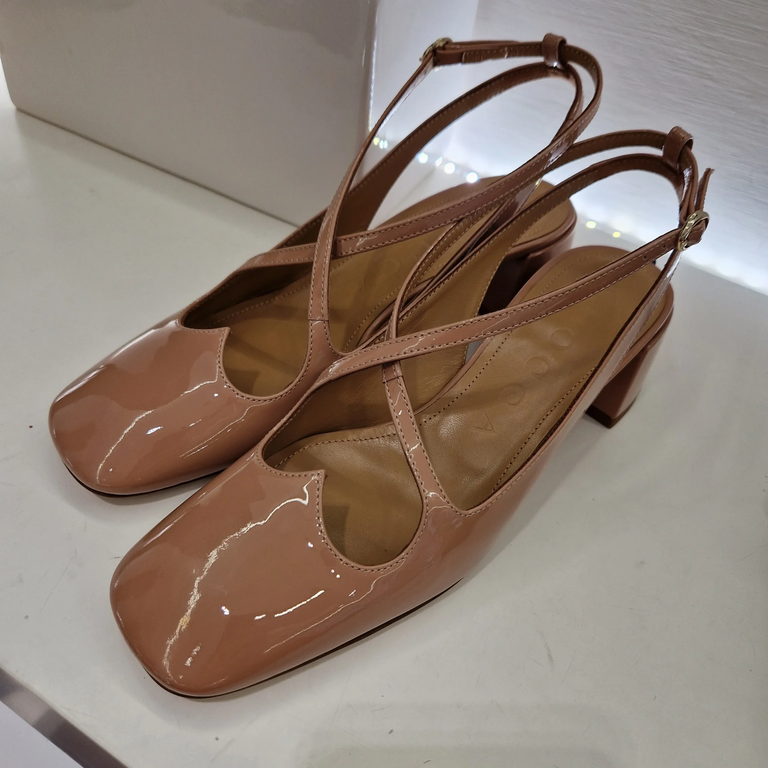 A.Bocca sling back nude - immagine 4