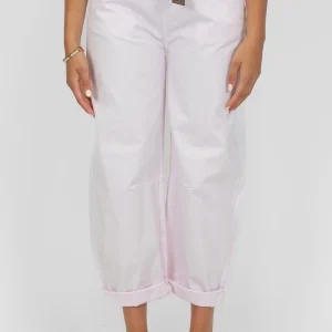 Tensione in - Pantalone modello balloon con elastico sul retro