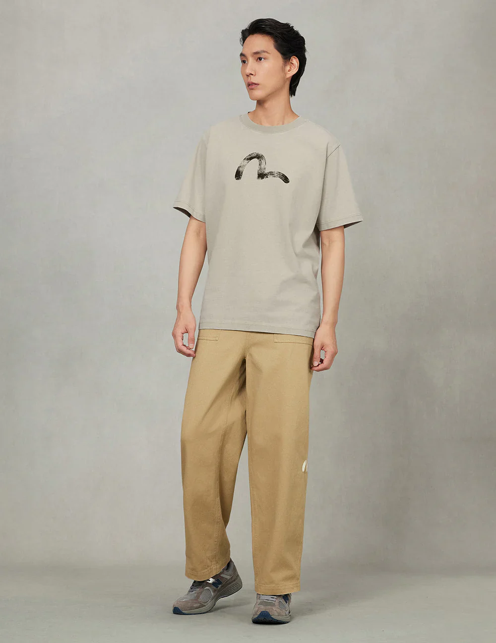 TSHIRT RELAX FIT STAMPA GABBIANO - EVISU - immagine 2