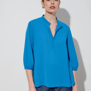 Blusa con manica a palloncino
