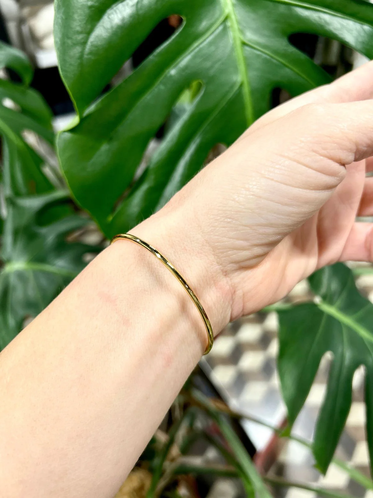 Bracciale Wire Quadrato Lilla - immagine 7