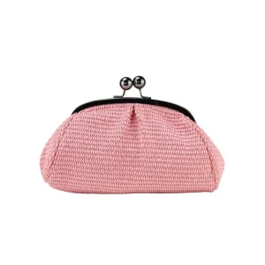 Clutch piccola in rafia
