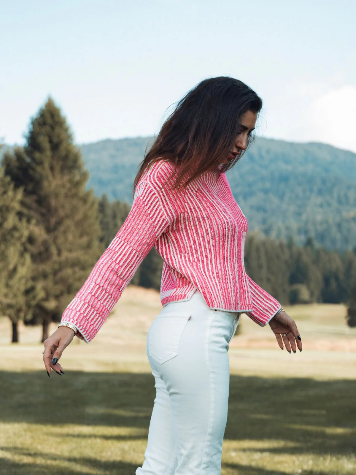 Pantalone bianco 5 tasche - immagine 3