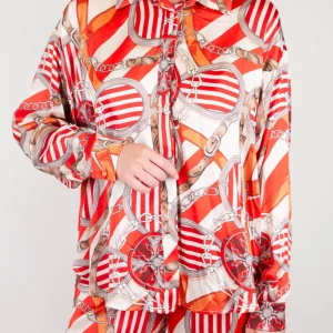 Tensione in - Camicia fantasia astratta in viscosa