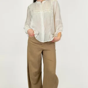 Dixie - Pantalone balloon in lyocell con tasconi posteriori