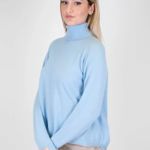 Motel - Dolcevita 100% in puro cashmere con spacchetti sui polsi