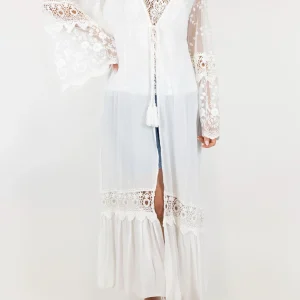 Haveone - Kimono con inserti passamanerie