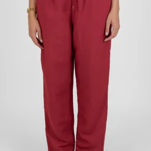 Motel - Pantalone in misto lino e viscosa con coulisse