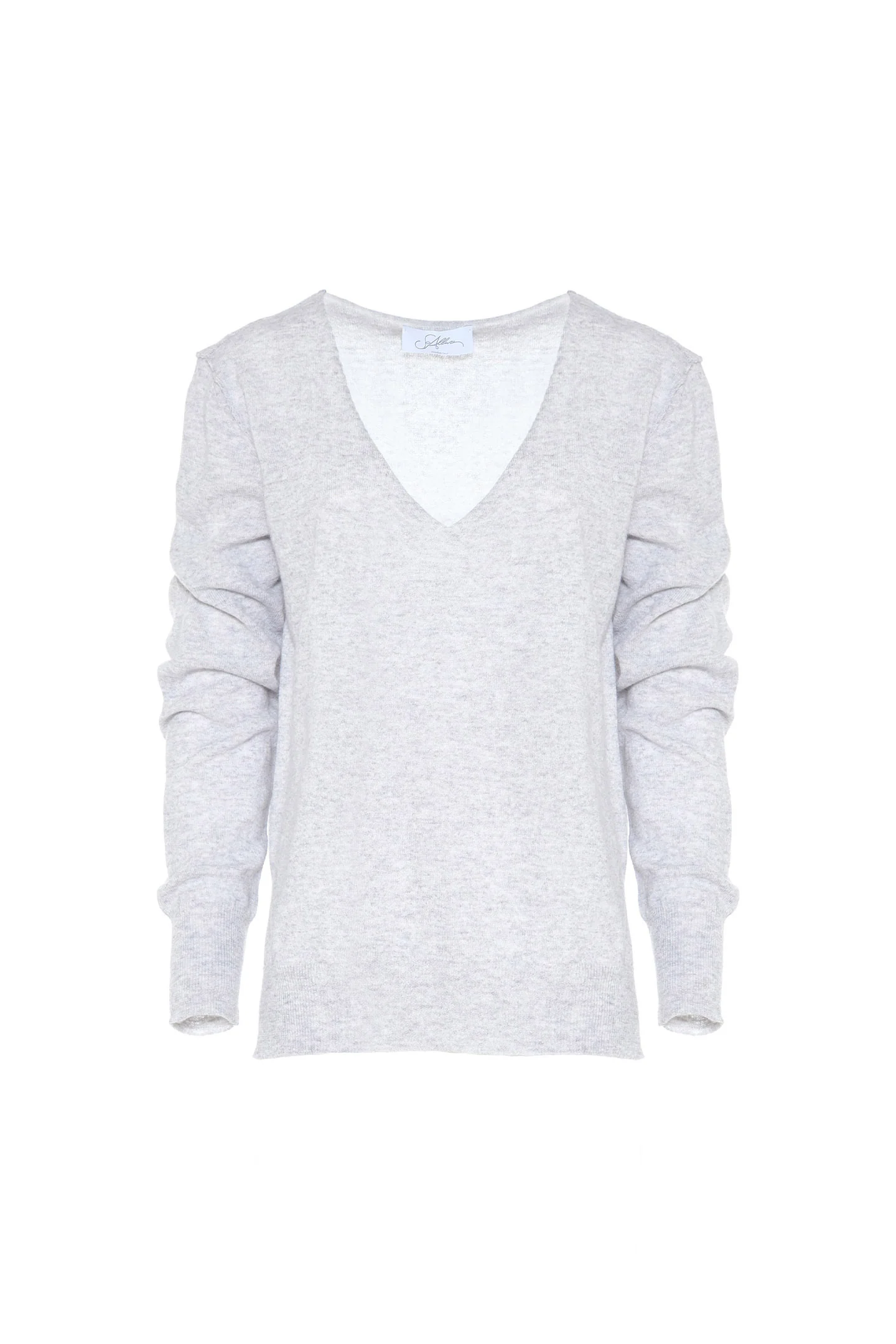 MAGLIA A V OVER IN LANA MERINO - SO ALLURE - immagine 3