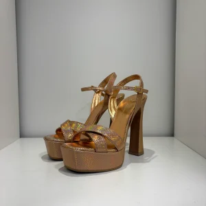 Giampaolo Viozzi sandalo viper rose gold