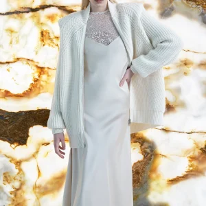 MAGLIA MANICHE A SBUFFO PAILLETTES - SO ALLURE