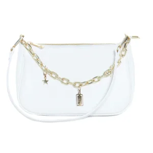 Borsa in pelle con tracolla doppio manico