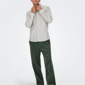 PANTALONI VELLUTO CON COULISSE - ONLY&SONS