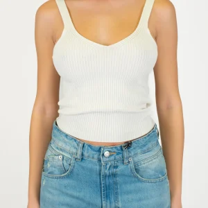 Kontatto - Top in maglia a coste