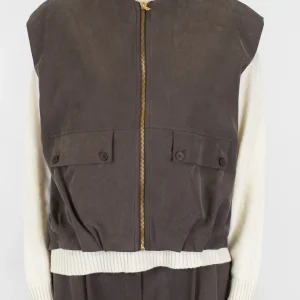 Dixie - Gilet con taschini laterali e chiusura con zip