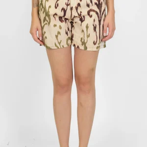 Tensione in - Shorts in cotone fantasia astratta