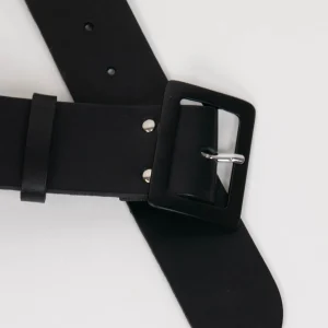 Tensione in - Cintura in vera pelle Made in Italyccon fibbia in metallo colorato
