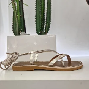 Le Salentine sandalo infradito color RAME