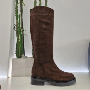 Stivale t.moro suede  modello cavallerizza