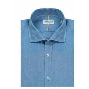 CAMICIA COLLO FRANCESE IN LINO - ALLEY DOCKS